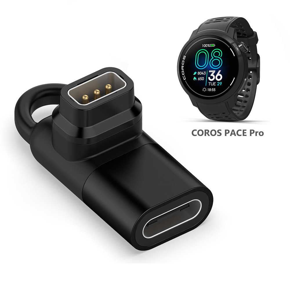 USB C Watch Charger Adaptor สําหรับ Coros APEX 4/ Pace 4/ Pace Pro/NOMAD Smartwatch Type-C สายชาร์จอะแดปเตอร์แปลงสําหรับ Coros APEX 4