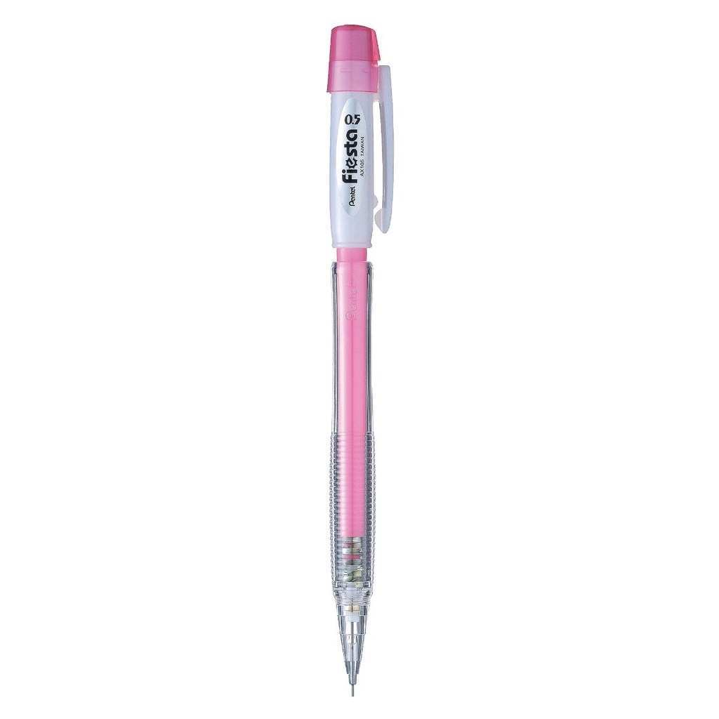 ดินสอกด Pentel Fiesta AX105W-P สีขาวชมพู 0.5มม.