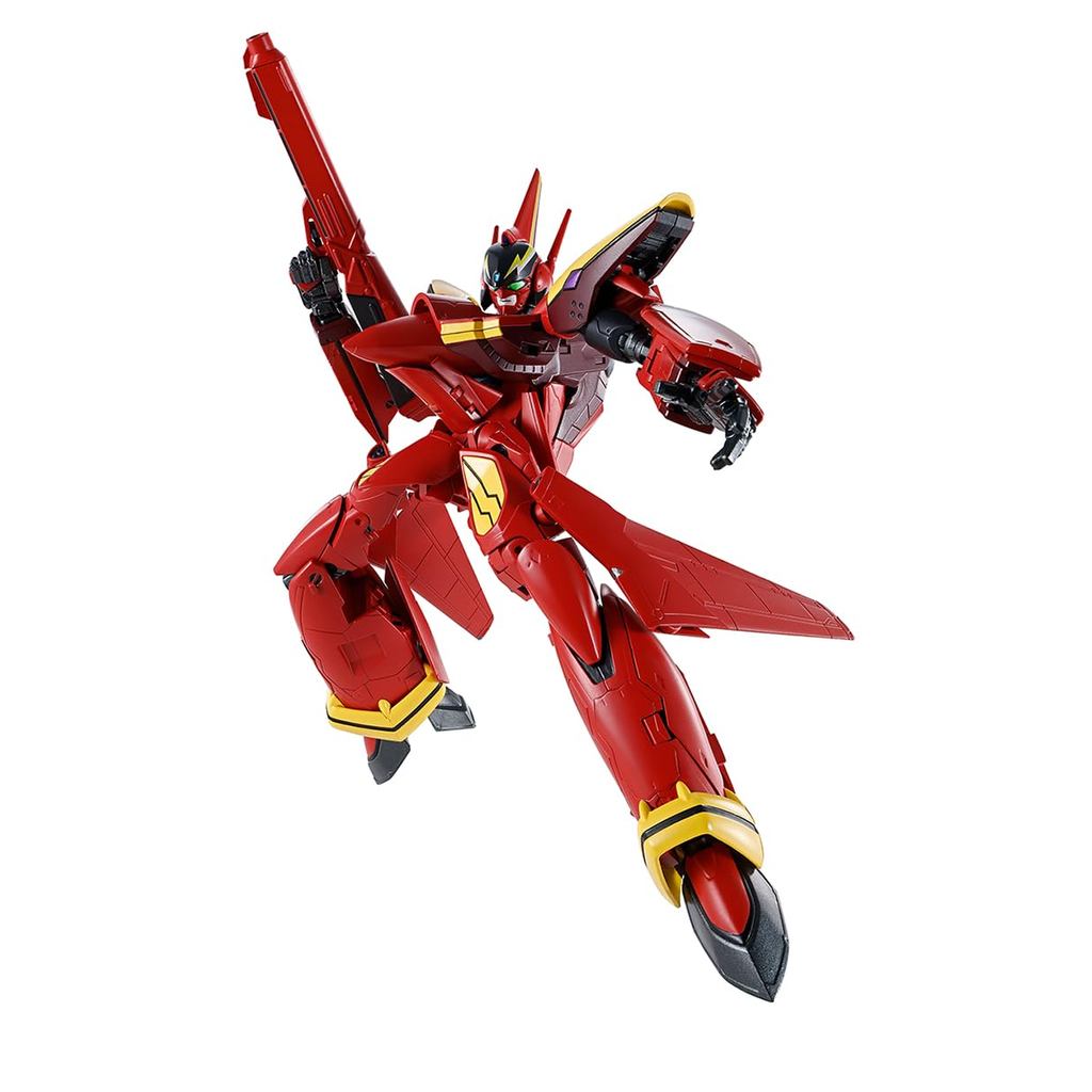 ฟิกเกอร์แอ็คชั่น TAMASHII NATIONS HI-METAL R Macross 7 VF-19 Kai Fire Valkyrie ขนาดประมาณ 150 มม. ผ