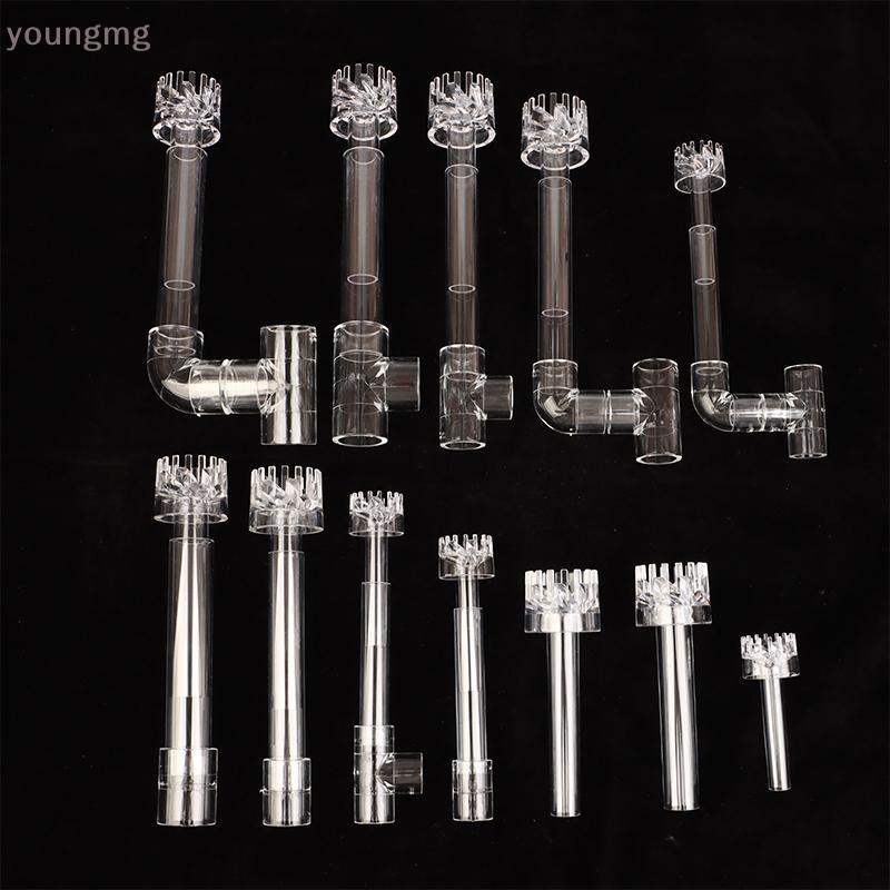 [YG] 1 ชุด DIY Clear Aquarium Skimmer อะคริลิค Lily Spin Inflow Outflow น้ําพืชถังกรองทําความสะอาดถังปลาอุปกรณ์เสริม TH