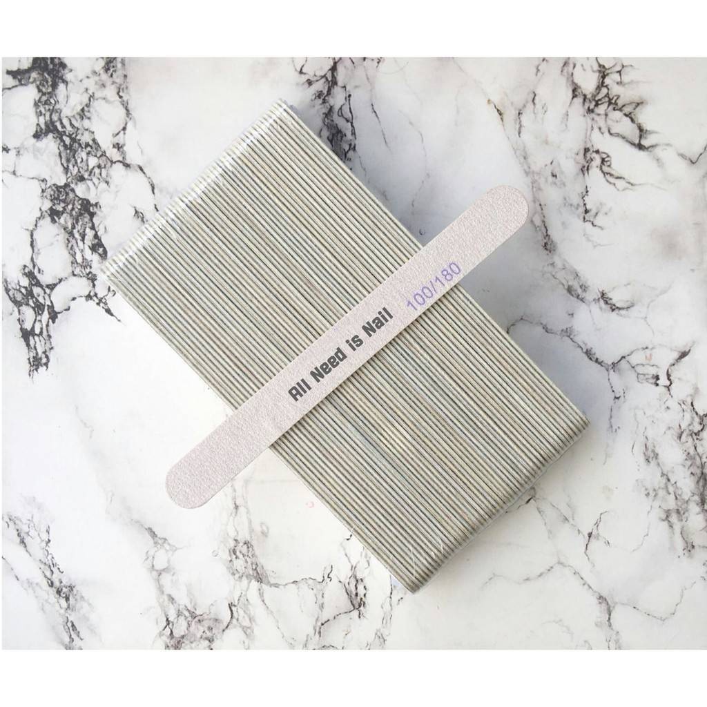 ตะไบสำหรับเล็บ ตะไบหยาบบาง ยกแพค 50 ชิ้น 100/180 พร้อมส่ง​🇹🇭🇹🇭