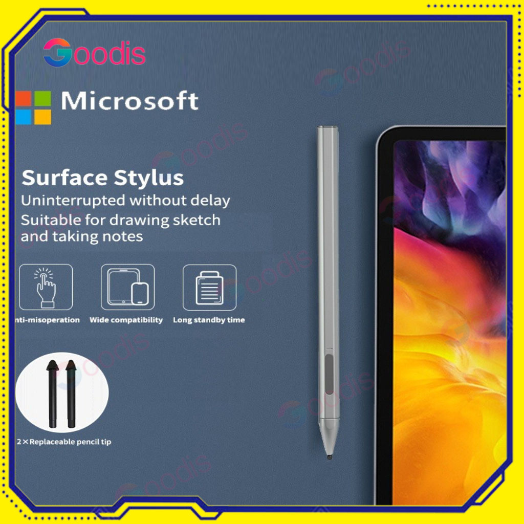 Stylus Pen สําหรับ Microsoft Surface pro12th 13" 2026 Pro 12 3 4 7 8 9 10 11 Go Latpop Book 1 2 3 4 4096 ดินสอคาปาซิทีฟ