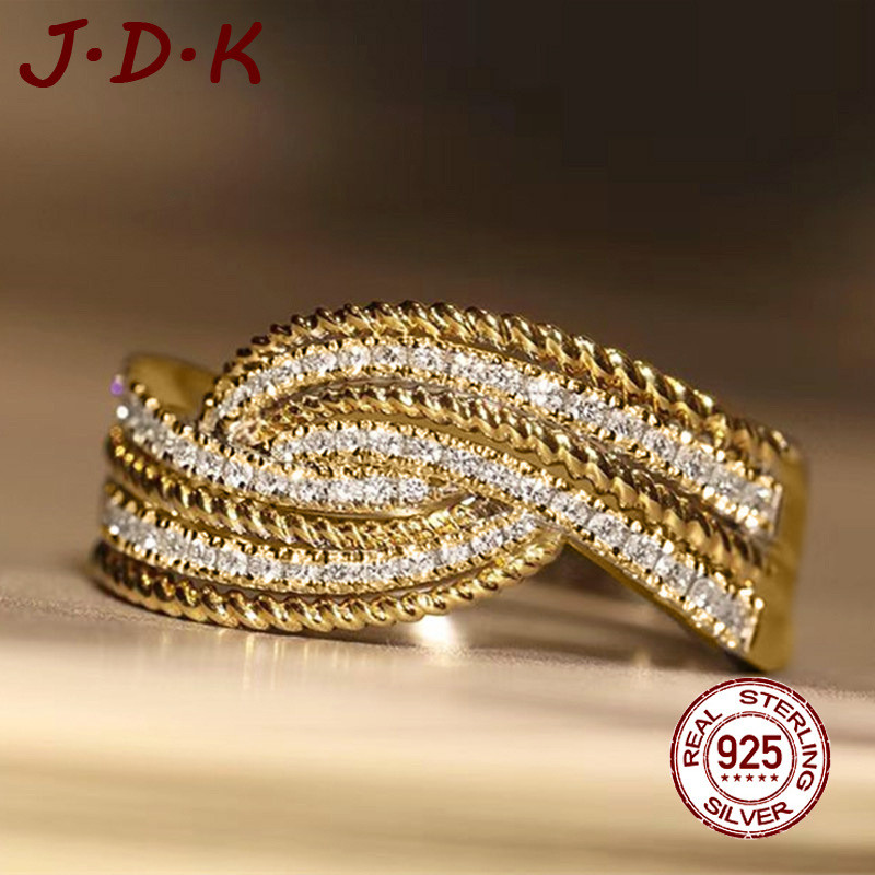 แหวนเพทายทอง JDK 18K