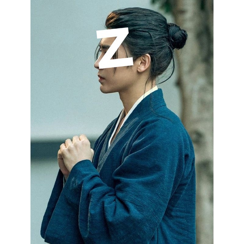 ใหม่สไตล์จีนชายสไตล์จีน หวู่ดัง วัง พวกคุณ สไตล์เดียวกันลัทธิเต๋าเสื้อคลุมแจ็คเก็ตชายผ้าฝ้ายผ้าลินินเจ็ดจุดเสื้อคลุม นี้ จิ ฝึก เลย์แมน ชุ - รูปที่ 2