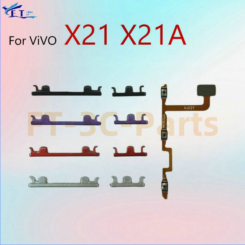 สําหรับ ViVO X21 UD X21A ปุ่มเปิดไฟ Flex ปุ่มปรับระดับเสียง Flex เปลี่ยนอะไหล่ซ่อม