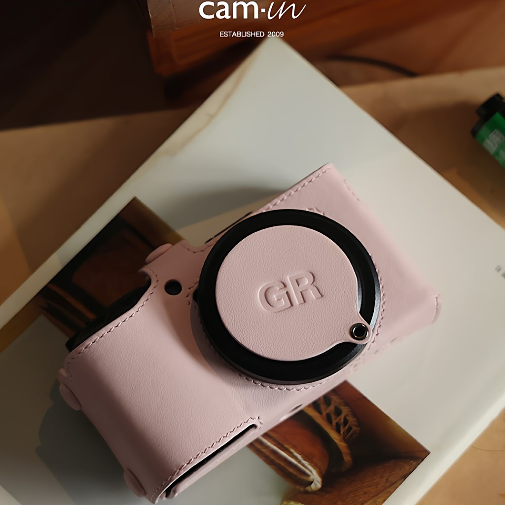 [คลังสินค้าพร้อม] อุปกรณ์เสริม Ricoh Ricoh GRcamin swift กระเป๋ากล้องหนังแท้ Ricoh GR4 เคสป้องกัน GR