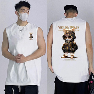 Y-T🧸เสื้อแฟชั่น เสื้อยืด oversize ผ้าฝ้าย100% แนวสตรีท ไม่ต้…