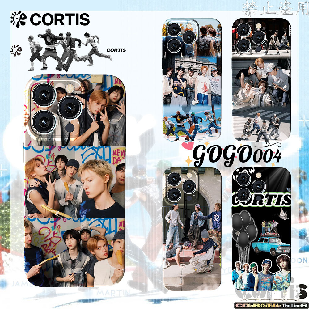 Cortis โทรศัพท์มือถือส่วนบุคคลกรณีต้นฉบับการ์ตูนฟิล์มเปลือกฝาครอบเหมาะสำหรับ iPhone Case#01