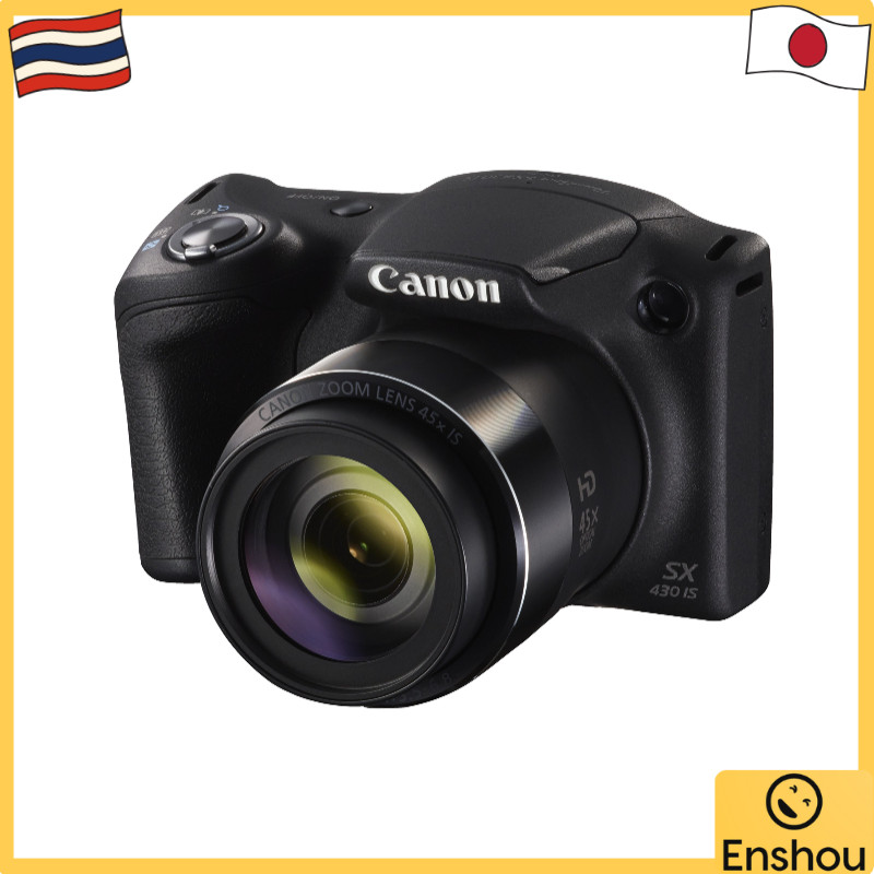 [USED From Japan]Canon Compact Digital Camera PowerShot SX430 IS Optical 45x Zoom / Wi‑Fi Compatible