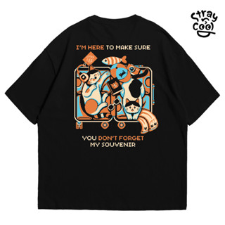 Strayandcool เสื้อยืดโอเวอร์ไซส์ 