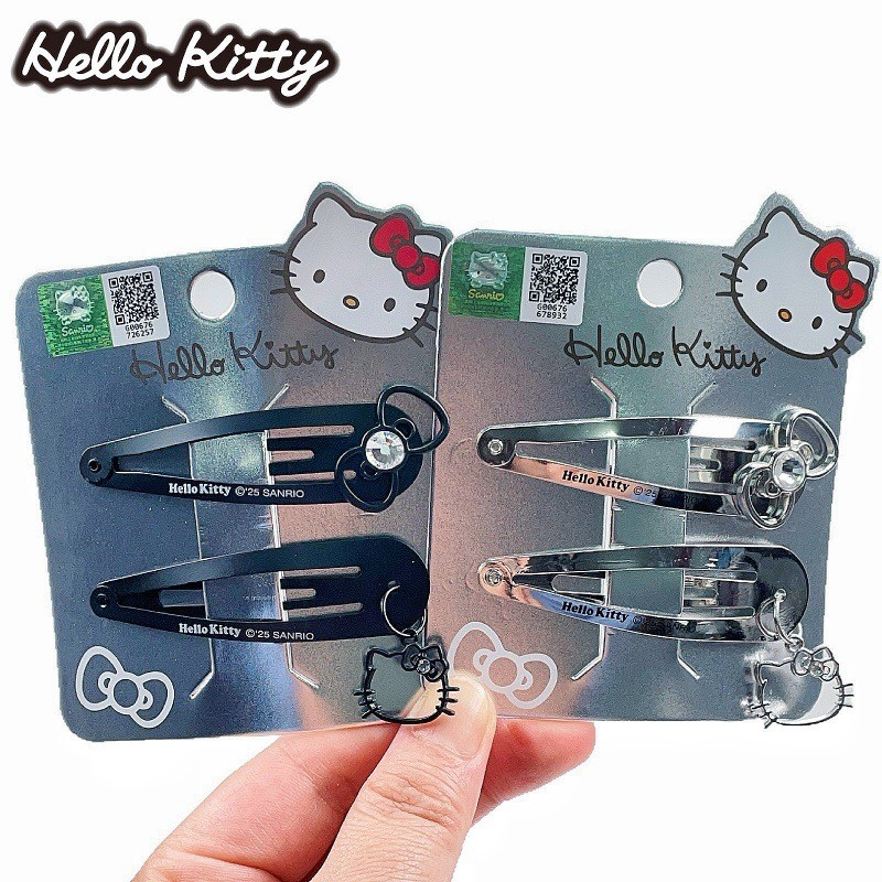 กิ๊บทิ้มผม Hello Kitty สแตนเลสมีคุณภาพสูง สำหรับผมด้าน