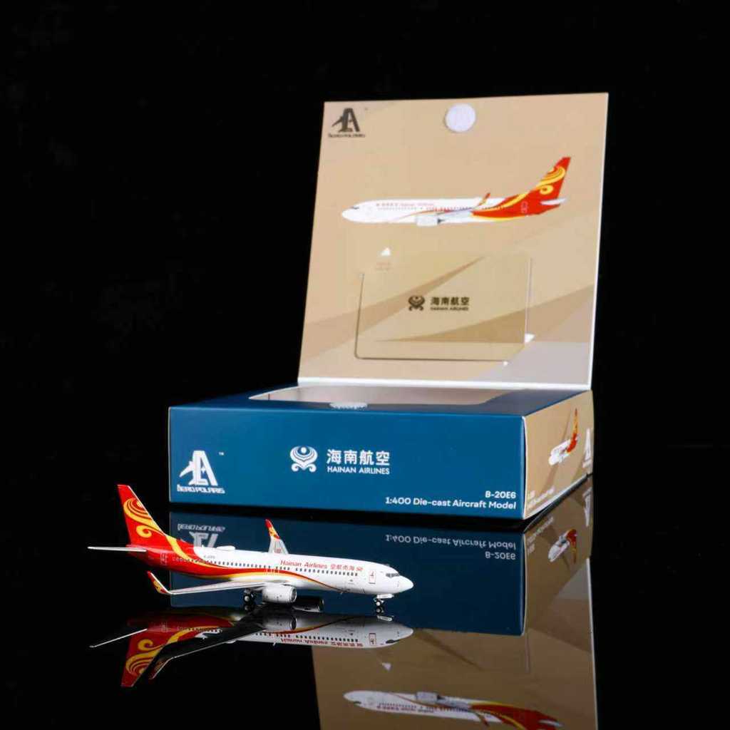 จัดส่ง 24H - Aero Polaris 1: 400 Hainan Airlines B737-800 B-20E6 B-1799 ของสะสม