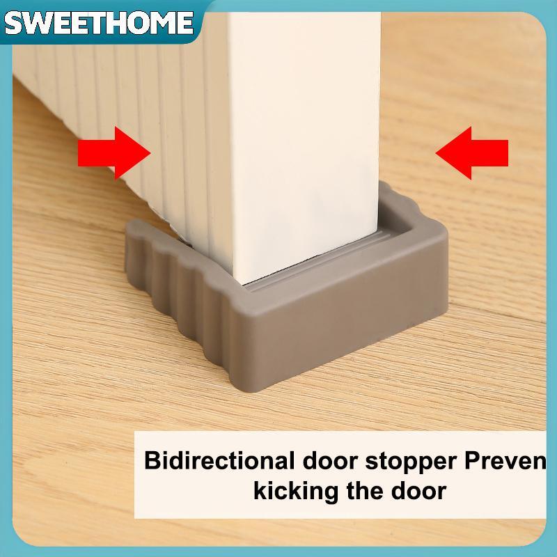 SWEETHOME 1/2/3 ชิ้นยาง Wedge Door Guards ความปลอดภัยป้องกัน Seams Anti Pinch มือประตูป้องกันความปลอ