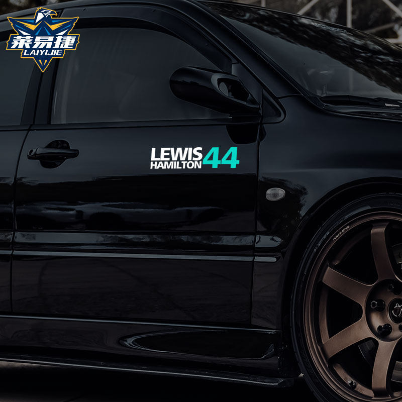 Lewis Hamilton Ben F1 Formula One Motorcycle Electric Car Sticker Body Sticker สติ๊กเกอร์ตกแต่ง