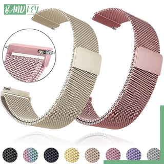22mm 20mm ห่วงสาย Milanese แถบโลหะสแตนเลส for Redmi Watch 5 Active Lite/Samsung Watch/Garmin/Aolon/Realme /Amazfit Bip 6