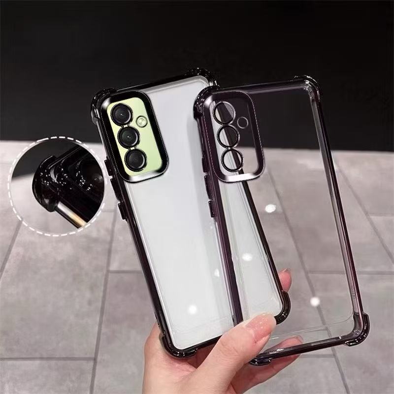 ⚡️ส่งจากไทย⚡️เคสใส กันกระแทก สำหรับ สำหรับ Samsung A06 5G A07 A16 A17 ขอบสี Case TPU กันเลนส์กล้อง - รูปที่ 4