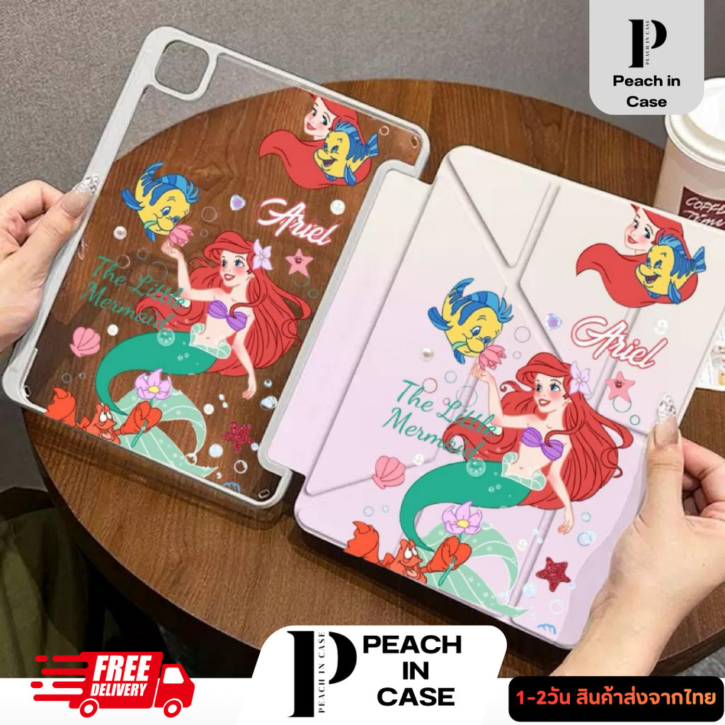 เคสไอแพด เคสipad แกนวายหลังใสไล่สีCandy Cartoon สินค้าเป็นงานหนังแข็งมีช่องเก็บปากกา-Gen7/8/9-Gen10-Air4/5/6(11“)Pro11
