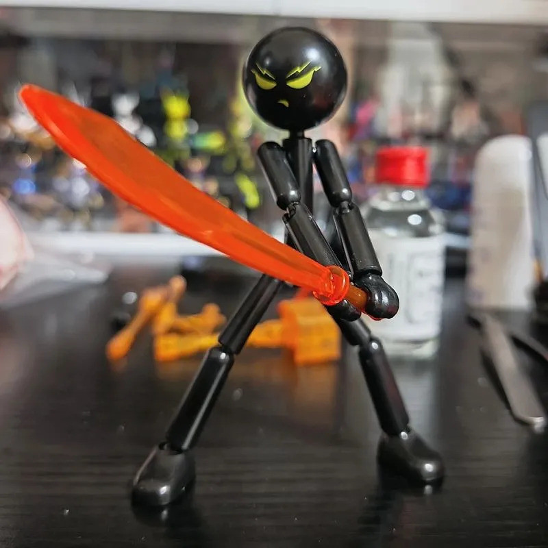 ⚔️✨Cool Poseable Stickman Building Kit | โมเดล 3D ข้อต่อเคลื่อนไได้ DIY ประกอบเอง หุ่นแอคชั่นฟิกเกอร์สร้างสรรค์ ของเล่นเสริมพัฒนาการ สำหรับเด็กผู้ชายและวัยรุ่น