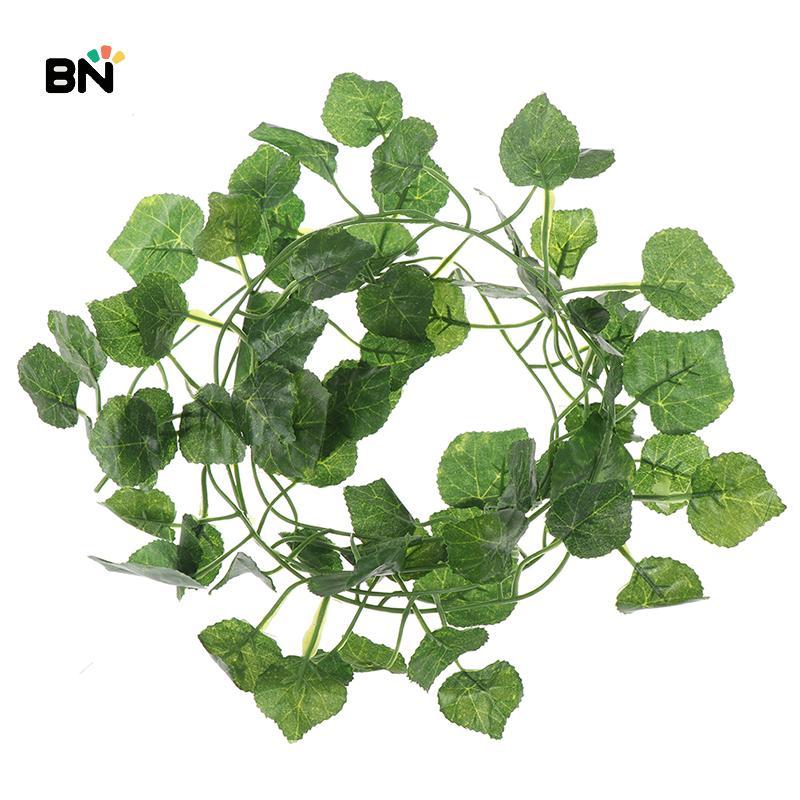 [BN] 2.0m Artficial Vine พืชสีเขียว Leaf แขวนตกแต่งหวาย Liana ผนังใบ MT