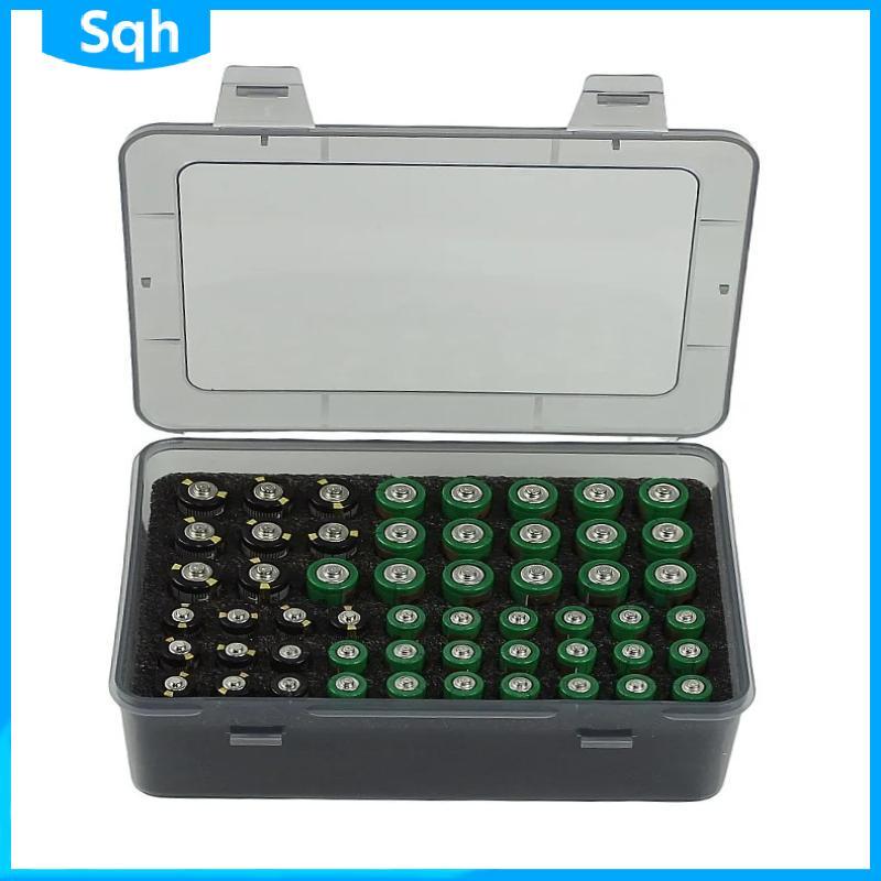 Bri Battery Storage Organizer - ใส่แบตเตอรี่ AA/AAA 54 ก้อน, Home & Garage Drawer Case ywr
