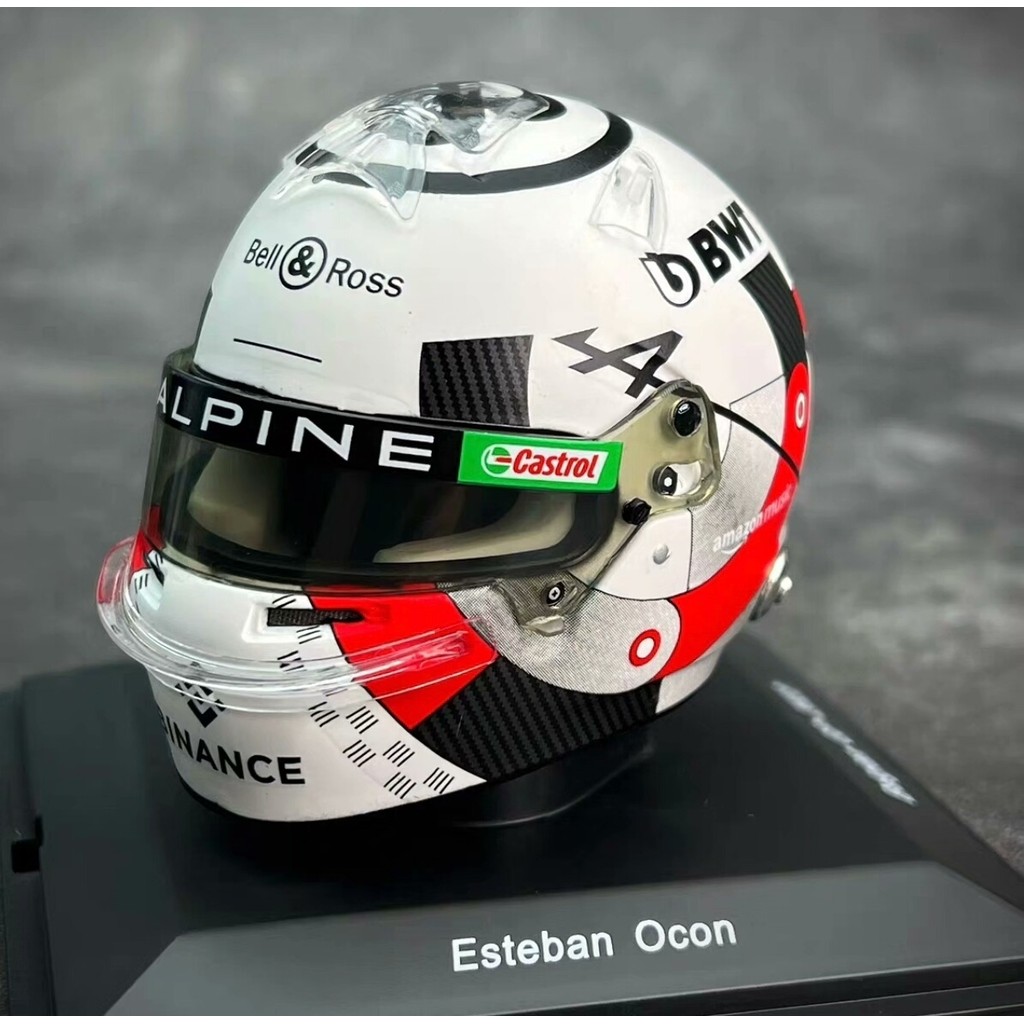 [คลังสินค้าพร้อม] Spark 2023 ฤดูกาลเกมอัลไพน์F1 Fleet Okko เบลเยียมหมวกกันน็อครุ่น 1: 5 คอลเลกชันของ