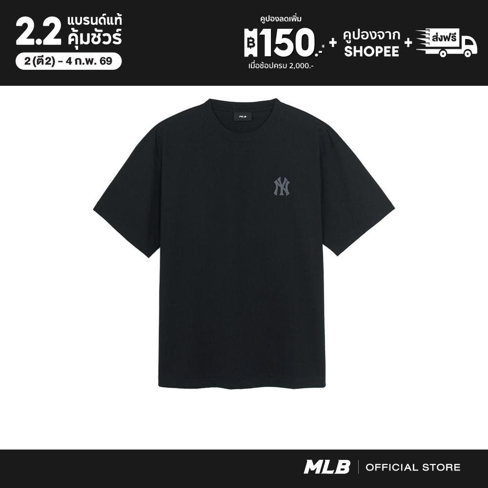 MLB เสื้อยืด ยูนิเซ็กส์ Classic Monogram Big Lux Over Fit T-Shirts รุ่น 3ATSM0454 50BKS สีดำ