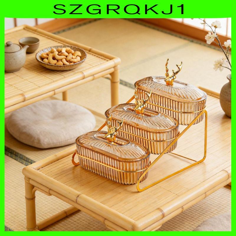 [szgrqkj1] PS วัสดุผลไม้แห้งแผ่นหลายชั้นถาดขนมทําความสะอาดง่ายสําหรับ Candy Nut บิสกิต Party