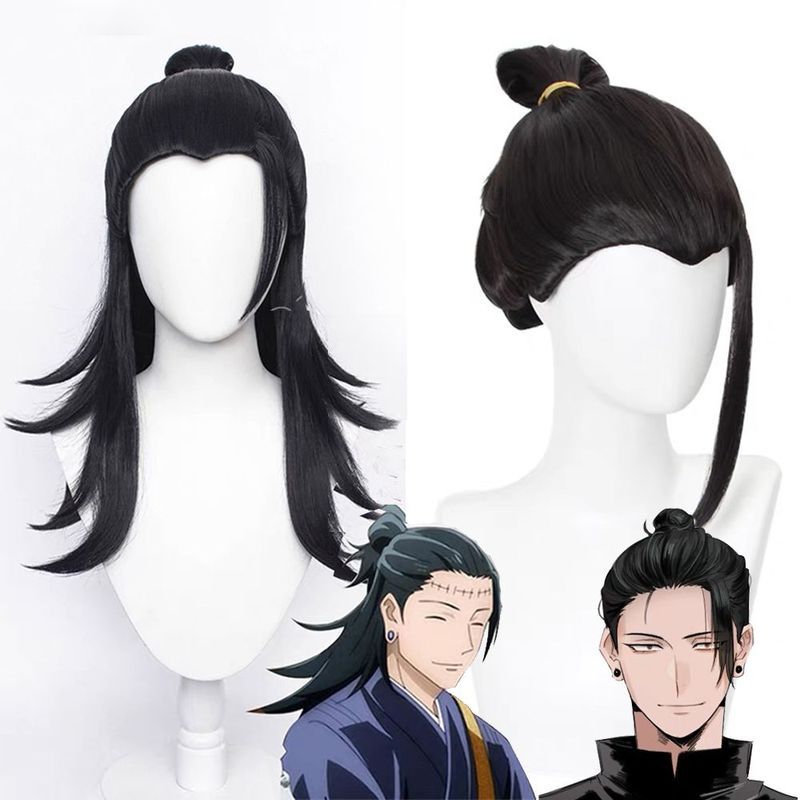 【พร้อมส่ง】jujutsu Kaisen Cosplay Wig Anime Gojo Satoru Sukuna Itadori Yuji Figure มังงะ วิกผมคอสเพลย