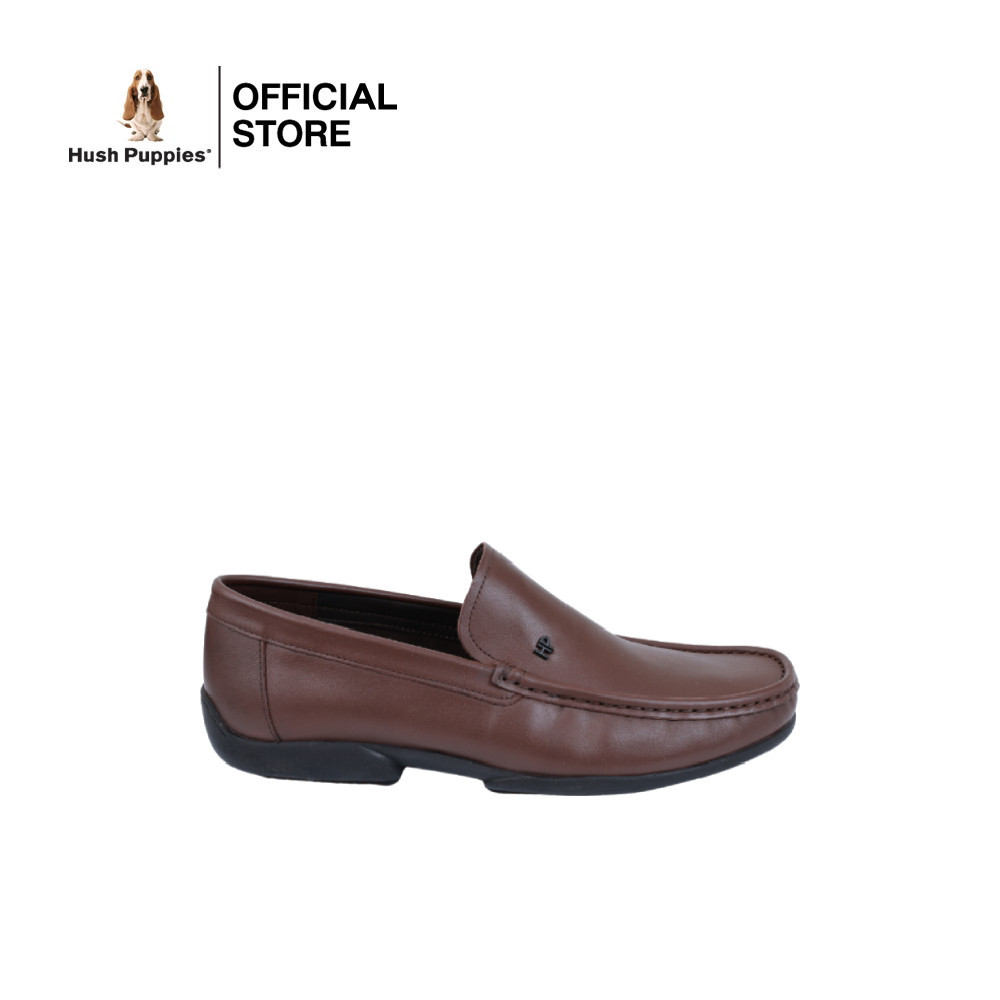 Hush Puppies รองเท้าผู้ชาย รุ่น  HP 8HCFB2415F - สีน้ำตาล (รองเท้าลำลองหนังแท้ แบบสวม)