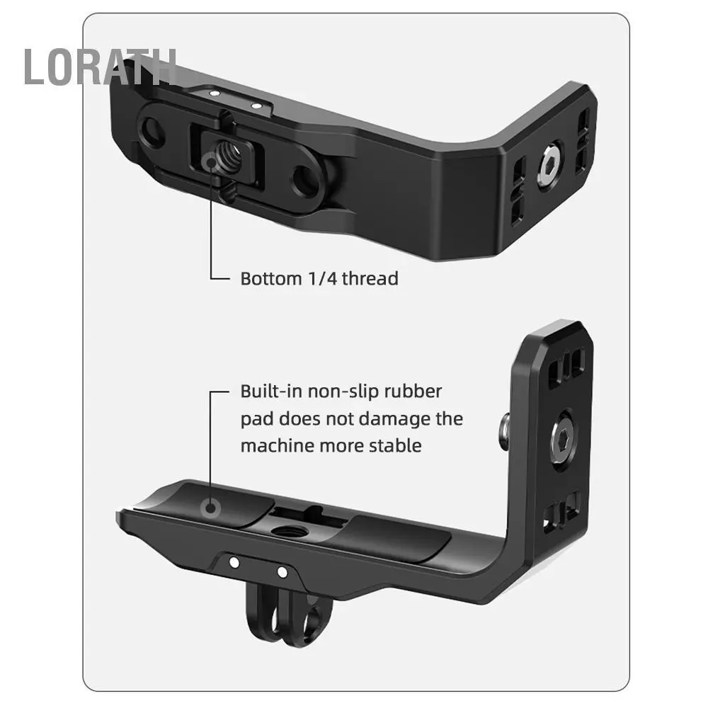 Andoer อะแดปเตอร์ยึดกล้องแนวนอน สกรู 1/4 นิ้ว สำหรับ Insta360 X4/X3 thumbnail 5