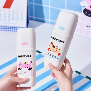 COD ถ้วยแปรงสีฟัน นแบบพกพา กล่องใส่แปรงสีฟัน ลายการ์ตูนน่ารัก ขนาดใหญ่ ทนทาน เหมาะสำหรับการเดินทาง