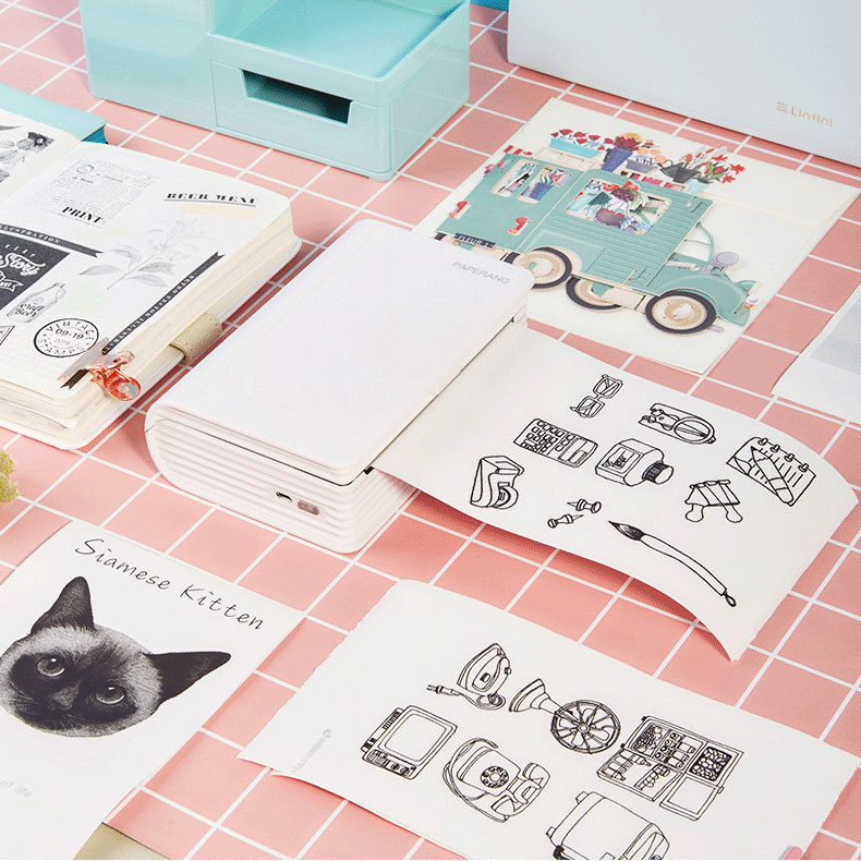 C1S รุ่นที่ 3 MAX นักเรียน HD เครื่องพิมพ์คําถามผิดกว้างโทรศัพท์มือถือบลูทูธเครื่องพิมพ์ความร้อนแบบพ