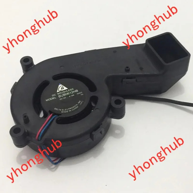 Delta Electronics BUB0612HB SM03 พัดลมเซิร์ฟเวอร์ DC 12V 0.12A 3 สาย