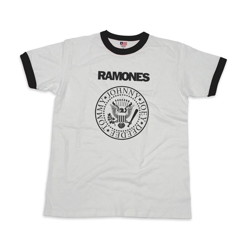 ⭐พร้อมส่ง⭐เสื้อยืด RAMONES / RINGER เสื้อยืดคอตตอน 90-150cm