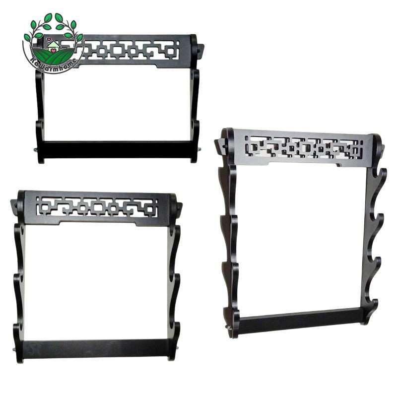 [Whcart] Samurai Sword Holder Wall Mount Dragon Japanese Samurai Sword Holder Stand Hanger Bracket R