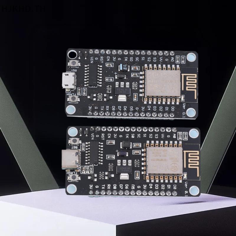 [ดีกว่า] Nodemcu Lua V2.1 ESP8266 ESP-12F บอร์ดพัฒนา WIFI บอร์ด Micro USB- CH340 พร้อมปุ่มแฟลชและปุ่