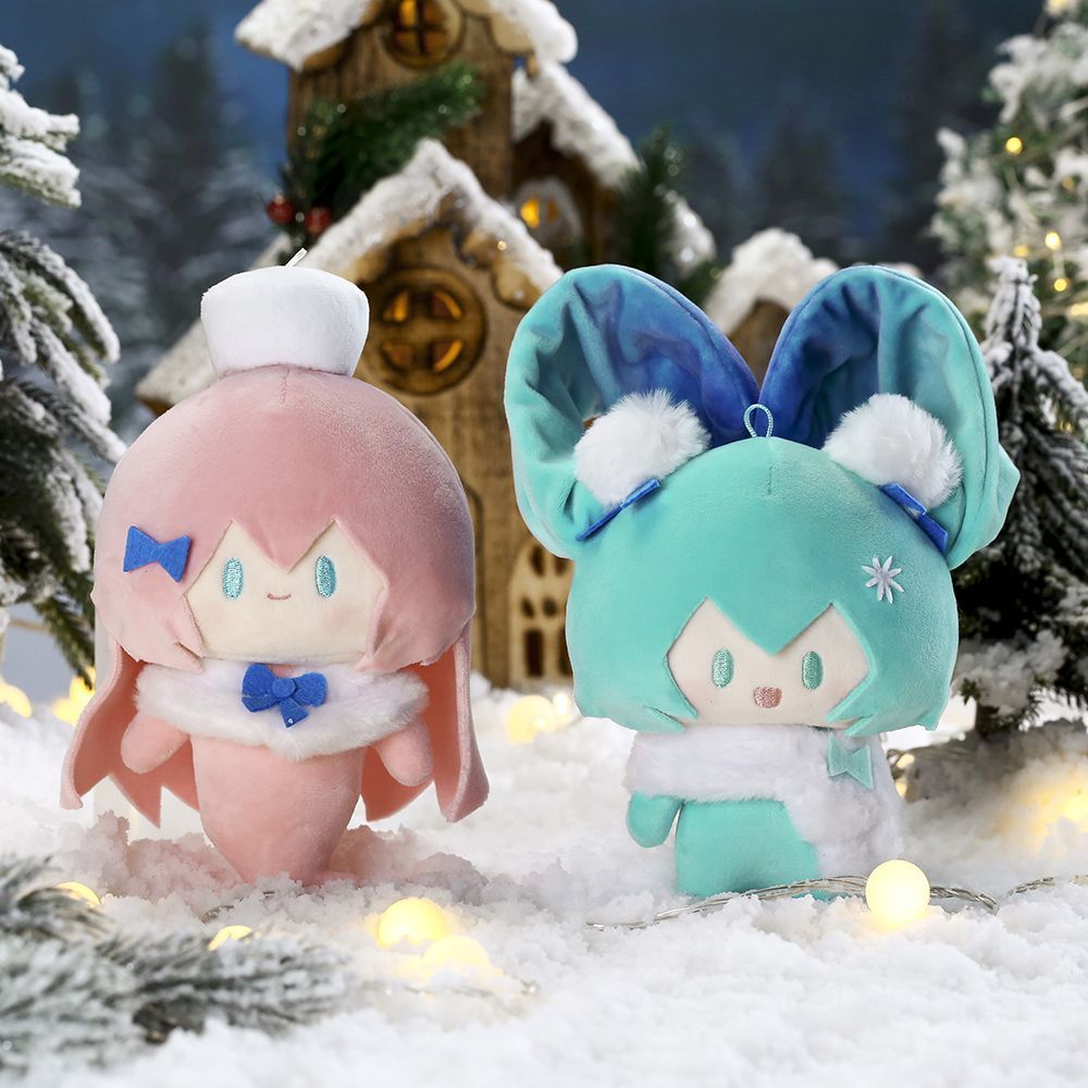 พร้อมสต็อก BEMOE VOCALOID Hatsune Miku Dream Star Snow Night Plush
