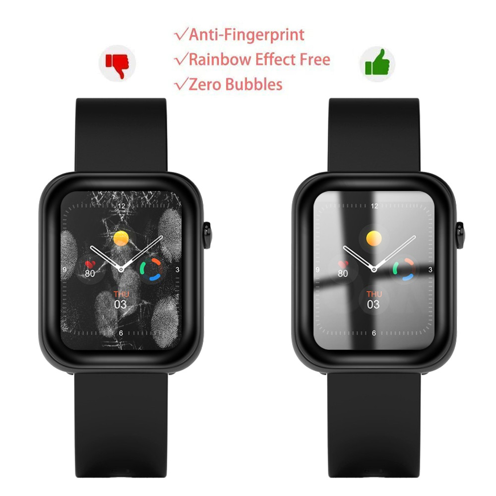 3D โค้งขอบนุ่มป้องกันฟิล์ม Smartwatch ฝาครอบสมาร์ทนาฬิกาป้องกันหน้าจอสําหรับ Colmi C81 C80 C63 C61 C