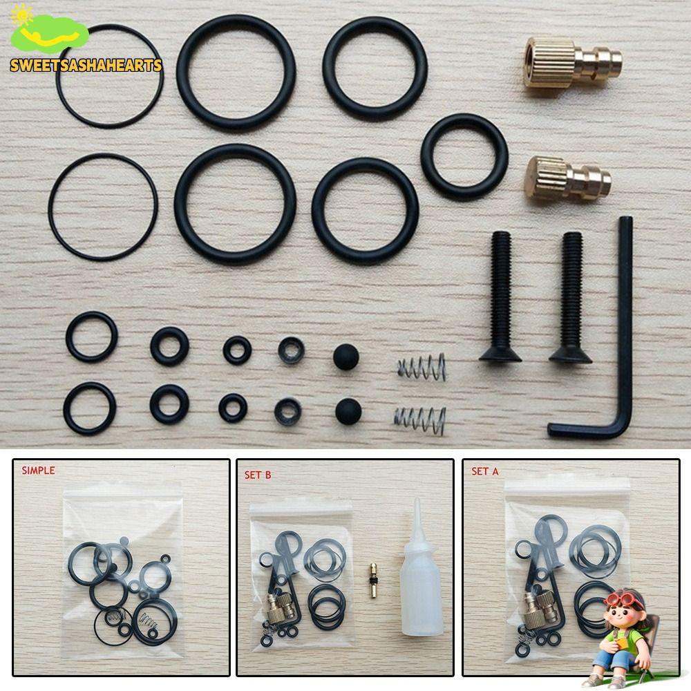 SWEE 1 ชุด PCP ปั๊มซีล O-แหวน, NBR ทองแดง 30mpa Inflator ชุดซ่อม, สําหรับมือปั๊มลมปฏิบัติแรงดันสูงปั๊มลมเปลี่ยนชุด