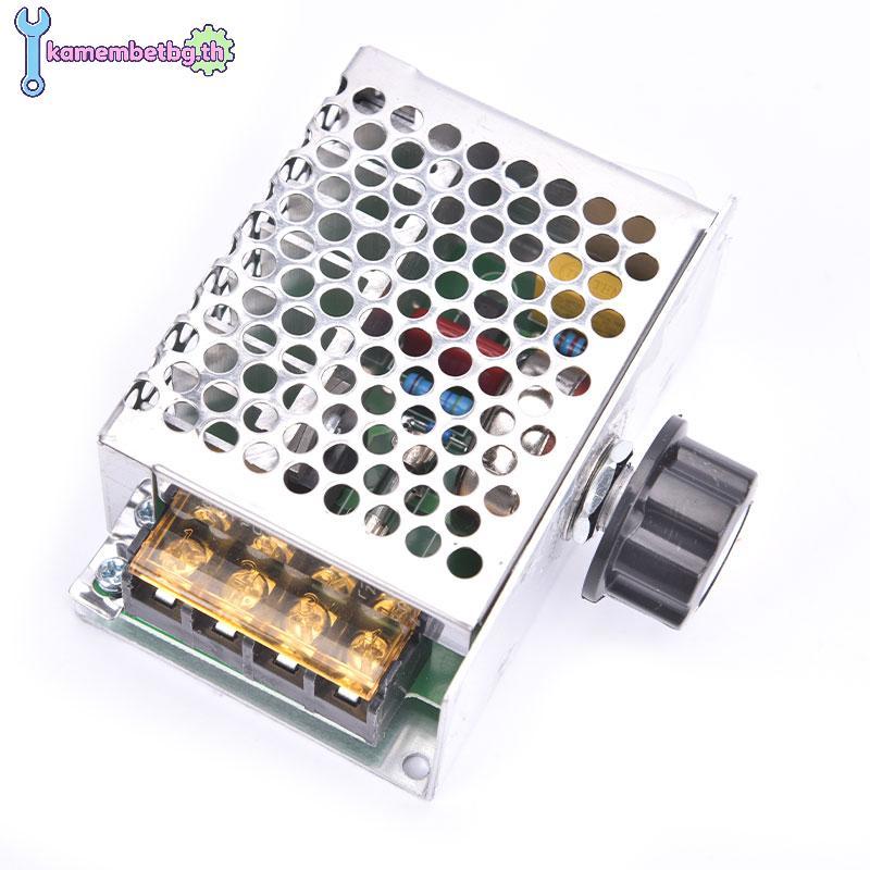 Kamembetbg 220V AC ตัวควบคุมแรงดันไฟฟ้ามอเตอร์ควบคุมความเร็ว PWM Controller SCR 4000W Rectifier TH