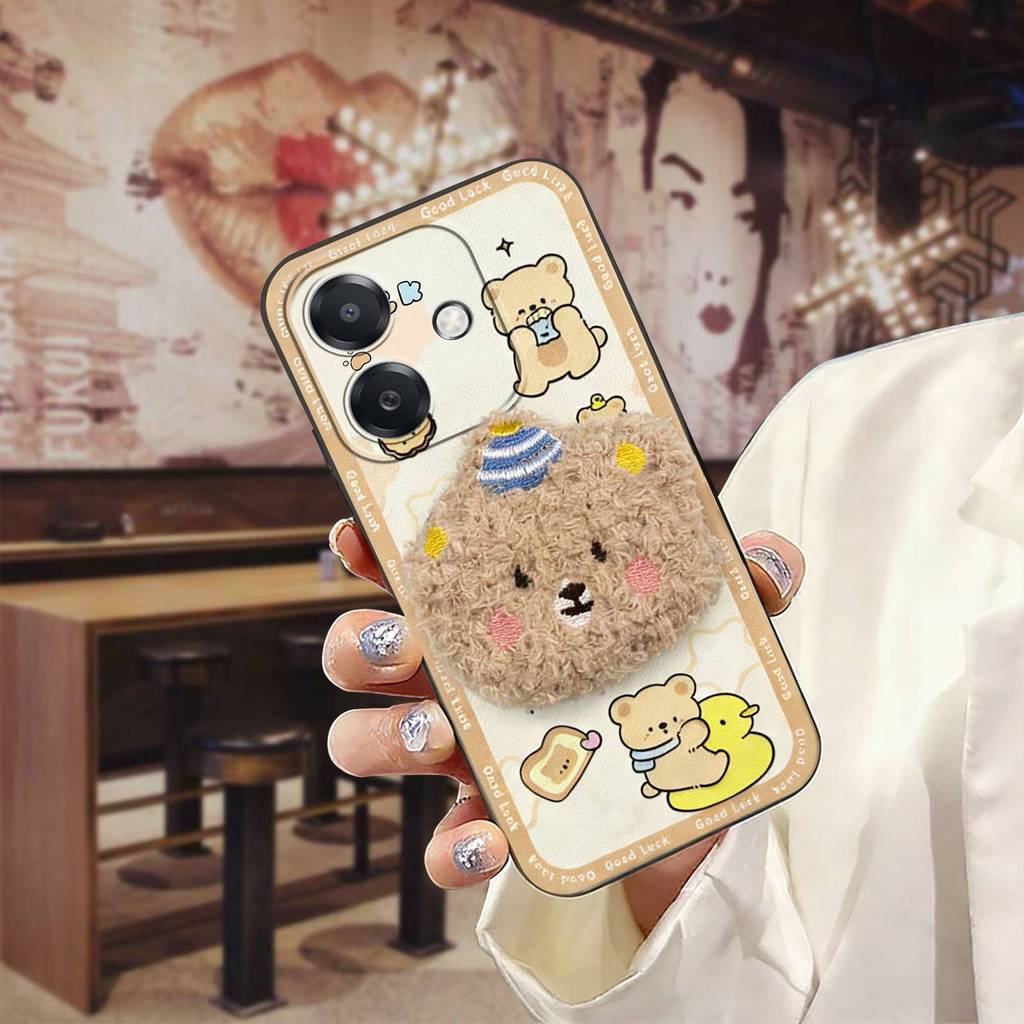 TPU ฝาหลังเคสโทรศัพท์สําหรับ OPPO A3X Global/A3Global/A40 4G/A40M/A3i ทนทานป้องกันการ์ตูนเต็มห่อกระเ