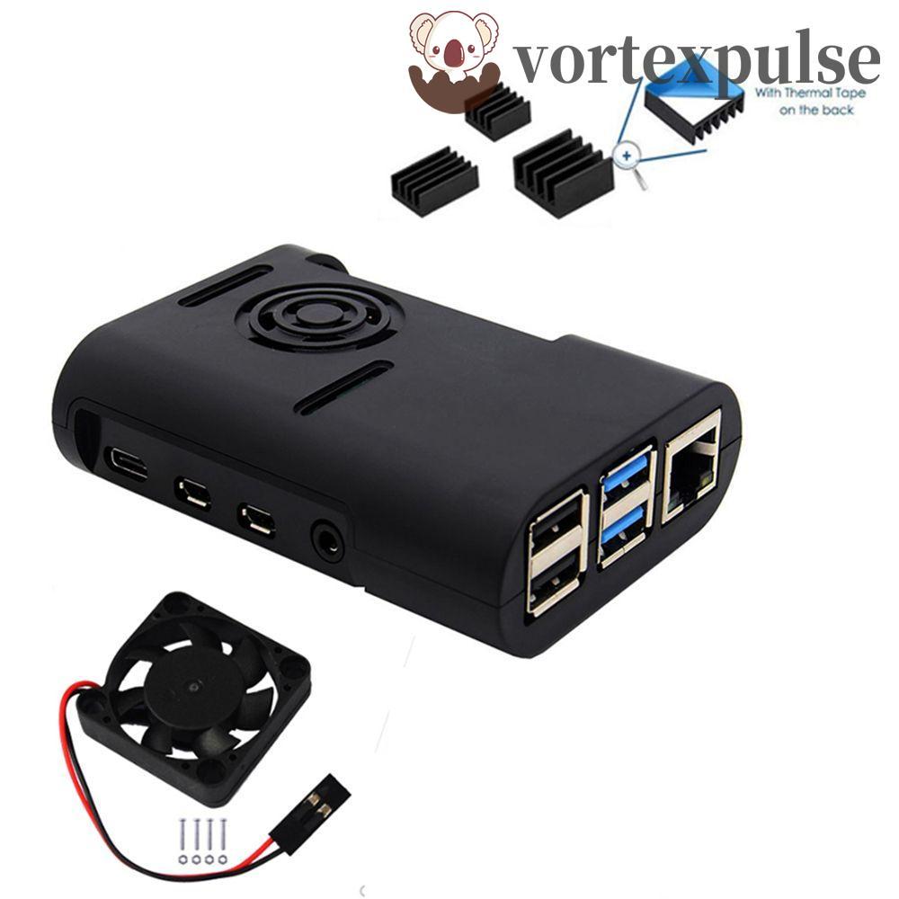 VORTEXPULSE Case ASB ฮีทซิงค์คูลเลอร์ทนทานสําหรับ Raspberry Pi 4 รุ่น B, Pi 4B, Pi 4 Shell