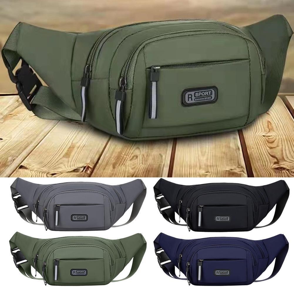 idud กระเป๋าคาดเอวมัลติฟังก์ชั่นผู้ชายและผู้หญิงสวมใส่ Fanny Pack Q1j9 idud