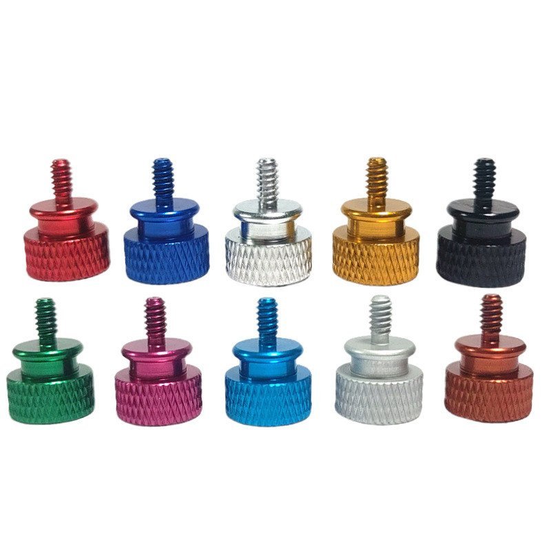สกรูปรับแชสซีสี อเมริกันทํา 6-32 * 6.5 คอมพิวเตอร์ตู้ ม3ม4 อลูมิเนียมอัลลอยด์ Knurled มือสกรูสกรู K8