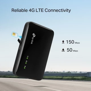 TP-LINK M7005 4G LTE Mobile Wi-Fi รองรับการเชื่อมต่อพร้อมกันสูงสุด 10 อุปกรณ์ รับประกันศูนย์ไทย 1 ปี