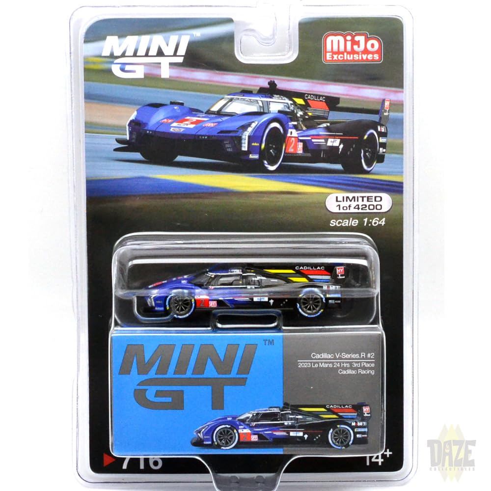 MINI GT 1:64 Scale MiJo TOYS - CADILLAC V-SERIES .R #02 2023 LE MANS 24Hrs 3rd PLACE USA MiJo Toys L