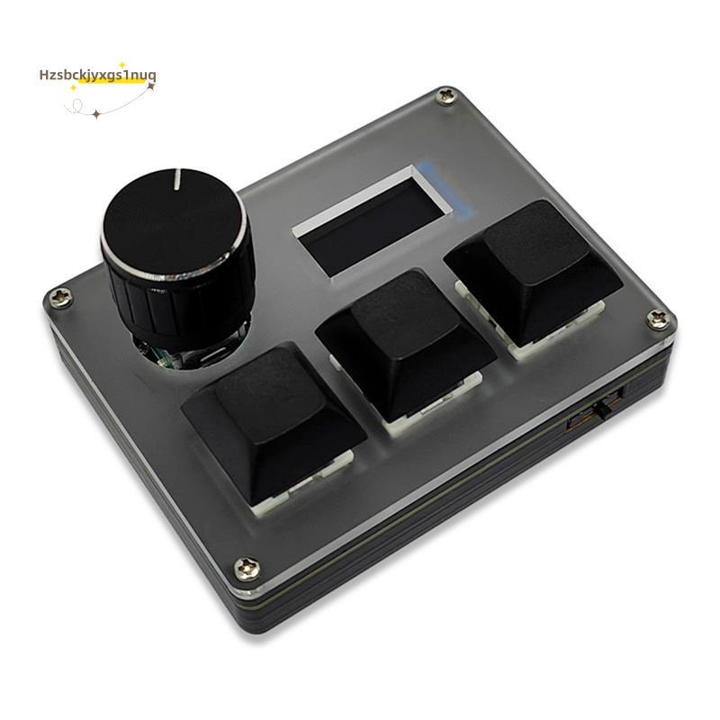Hzsbckjyxgs1uq3-Key Wired Custom Keyboard Blue Switch OSU Gaming Keyboard with Knob Screen RGB Copy 