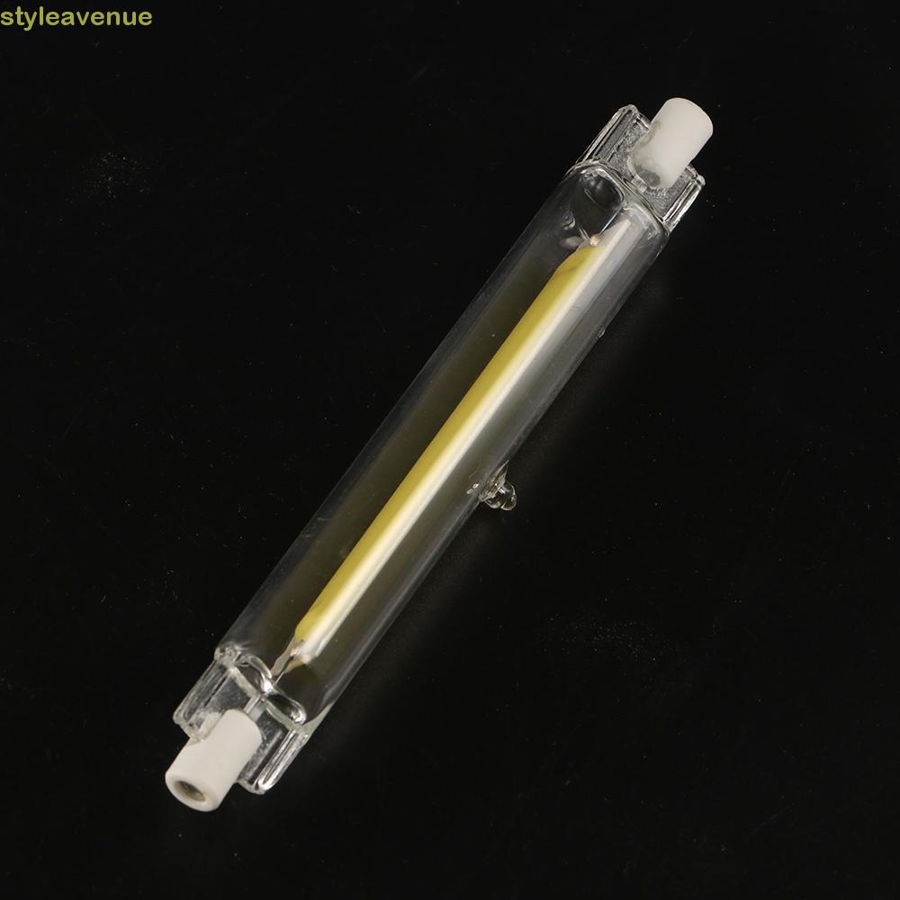 STYLEAVENE COB Tube Bulb, 360 Glow เปลี่ยนหลอดโคมไฟ R7S, Spotlight Dimmable 110v/220v Christmas