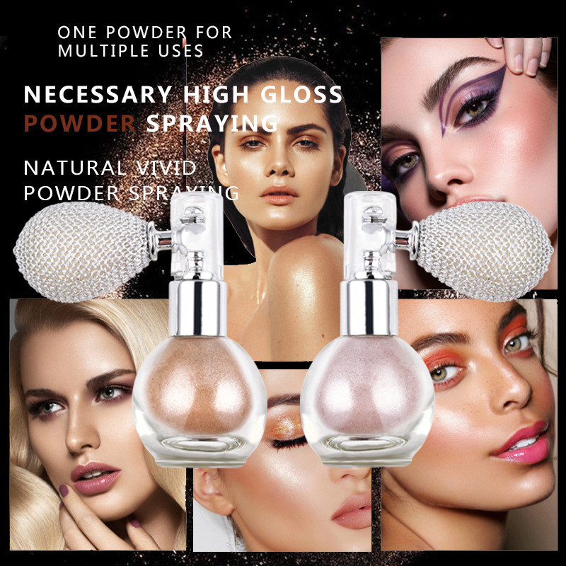 baoluan#Popular glitter spray, highlighter spray powder, body brightening pearl powder, airbag highl