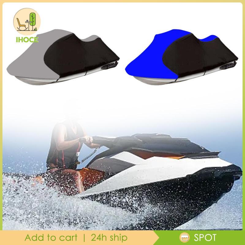 [Ihoce] Jet Ski Cover Trailerable Jet Ski Cover 3.8x2.6M Guard Repair Parts ทนทาน Jet Ski Storage Co